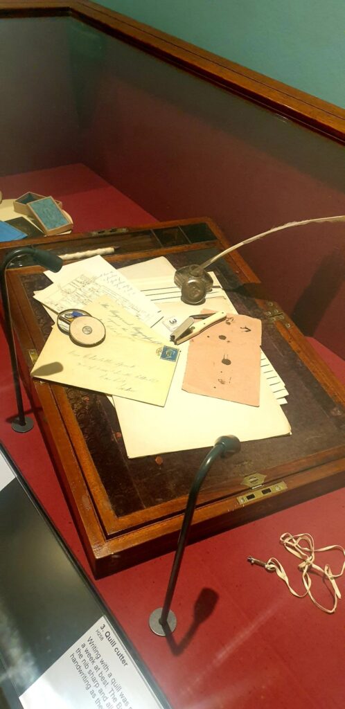 Charlotte Bronte writing desk