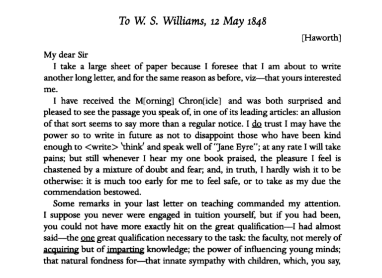 Charlotte Bronte On The Role Of A Teacher – Anne Brontë